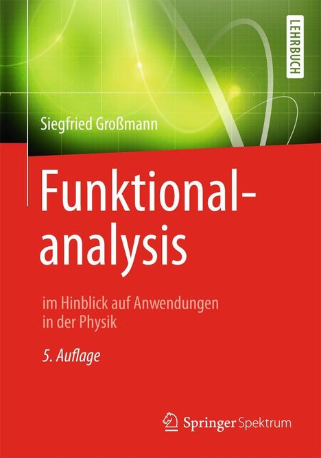 Siegfried Großmann: Funktionalanalysis, Buch