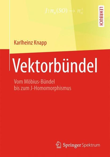 Karlheinz Knapp: Vektorbündel, Buch