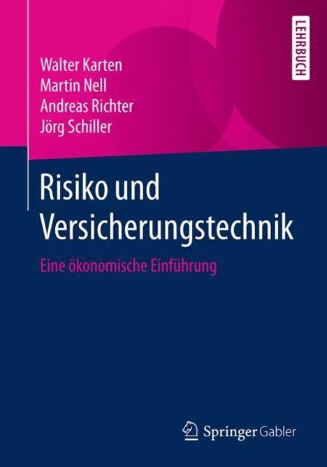 Walter Karten: Risiko und Versicherungstechnik, Buch