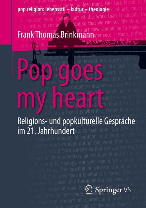 Pop goes my heart, Buch