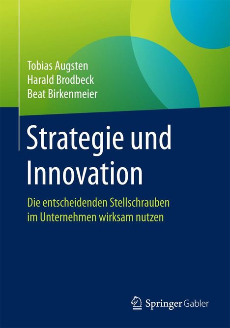 Tobias Augsten: Strategie und Innovation, Buch