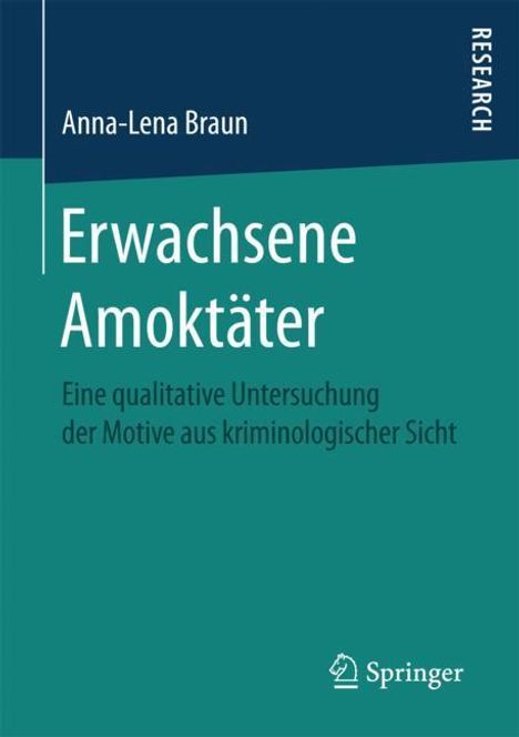 Anna-Lena Braun: Erwachsene Amoktäter, Buch