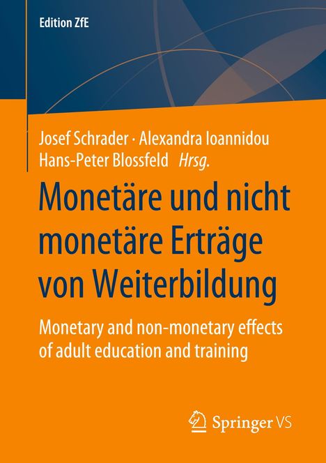Monetäre und nicht monetäre Erträge von Weiterbildung, Buch