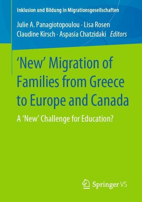 'New' Migration of Families from Greece to Europe and Canada, Buch