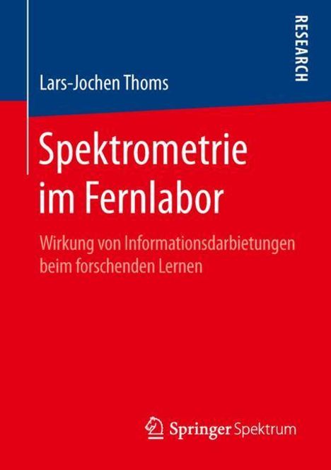 Lars-Jochen Thoms: Spektrometrie im Fernlabor, Buch
