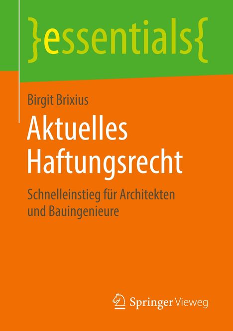 Birgit Brixius: Aktuelles Haftungsrecht, Buch