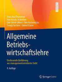 Jean-Paul Thommen: Thommen, J: Allgemeine Betriebswirtschaftslehre, Buch
