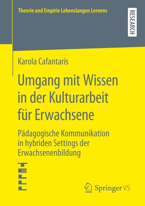 Karola Cafantaris: Umgang mit Wissen in der Kulturarbeit für Erwachsene, Buch