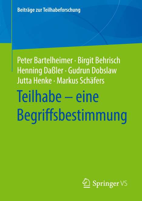 Peter Bartelheimer: Teilhabe ¿ eine Begriffsbestimmung, Buch