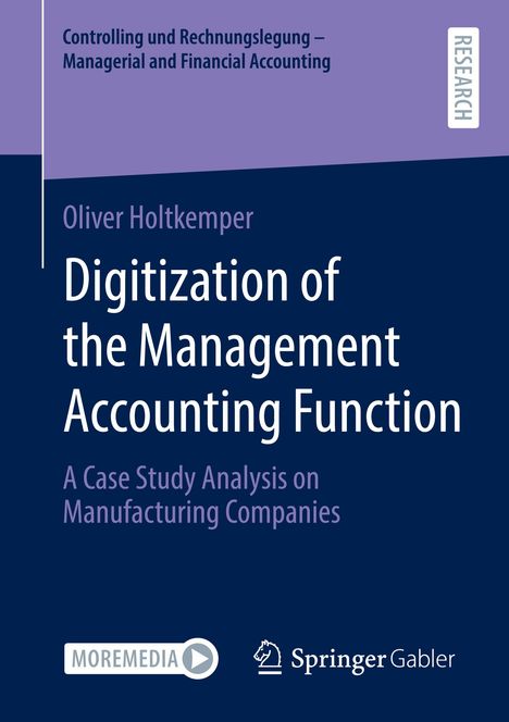 Oliver Holtkemper: Digitization of the Management Accounting Function, Buch
