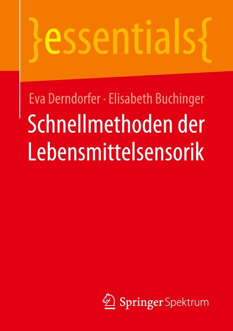 Elisabeth Buchinger: Schnellmethoden der Lebensmittelsensorik, Buch