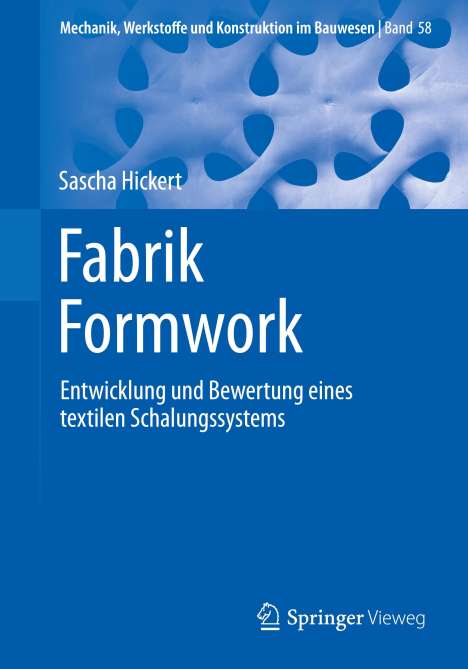 Sascha Hickert: Fabrik Formwork, Buch