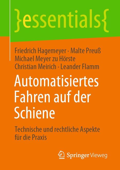 Friedrich Hagemeyer: Automatisiertes Fahren auf der Schiene, Buch