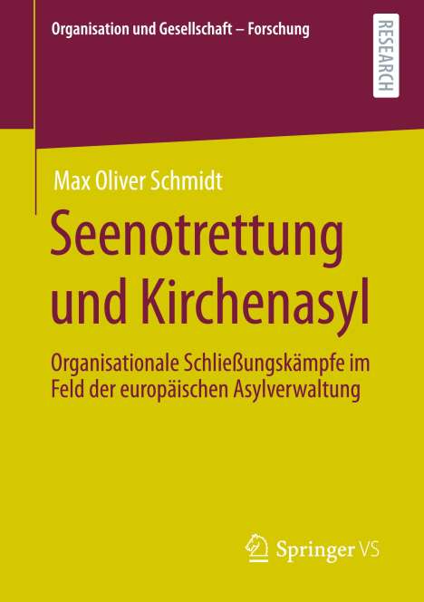 Max Oliver Schmidt: Seenotrettung und Kirchenasyl, Buch