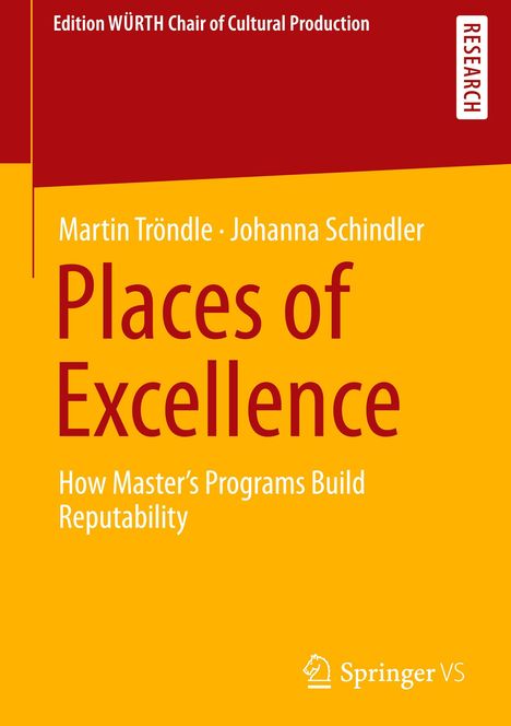 Johanna Schindler: Places of Excellence, Buch