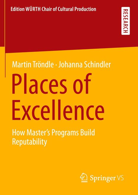 Johanna Schindler: Places of Excellence, Buch