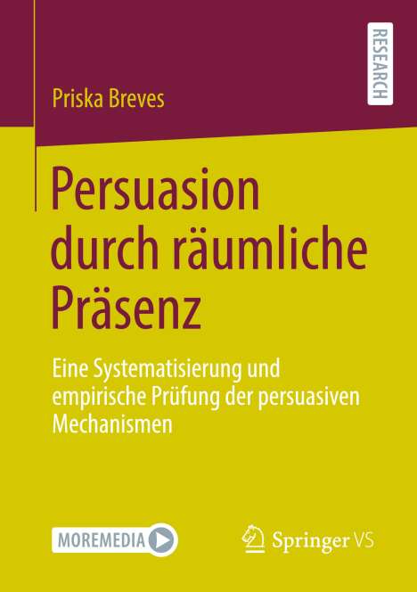 Priska Breves: Persuasion durch räumliche Präsenz, Buch