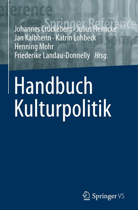 Handbuch Kulturpolitik, Buch