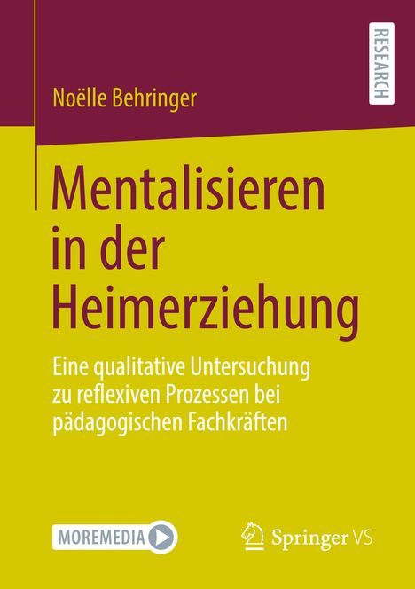 Noëlle Behringer: Mentalisieren in der Heimerziehung, Buch