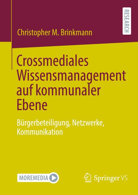 Christopher M. Brinkmann: Crossmediales Wissensmanagement auf kommunaler Ebene, Buch