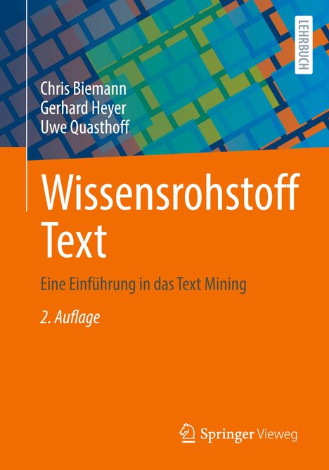 Chris Biemann: Wissensrohstoff Text, Buch