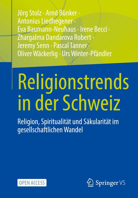 Jörg Stolz: Religionstrends in der Schweiz, Buch