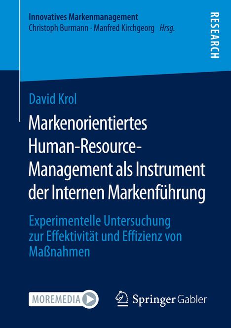 David Krol: Markenorientiertes Human-Resource-Management als Instrument der Internen Markenführung, Buch
