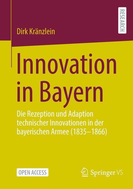 Dirk Kränzlein: Innovation in Bayern, Buch