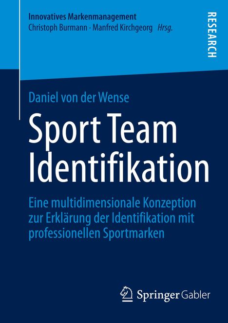 Daniel von der Wense: Sport Team Identifikation, Buch