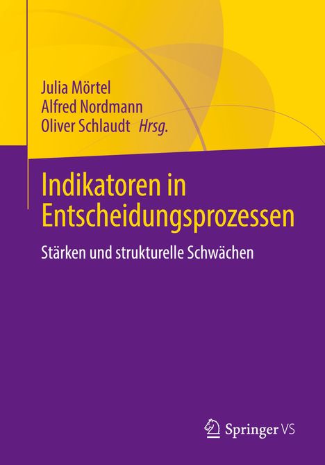 Indikatoren in Entscheidungsprozessen, Buch