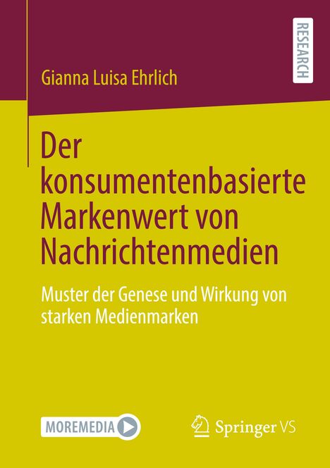 Gianna Luisa Ehrlich: Der konsumentenbasierte Markenwert von Nachrichtenmedien, Buch