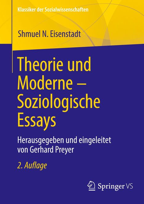 Shmuel N. Eisenstadt: Theorie und Moderne ¿ Soziologische Essays, Buch