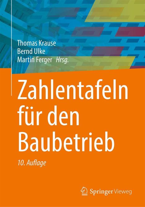 Zahlentafeln für den Baubetrieb, Buch