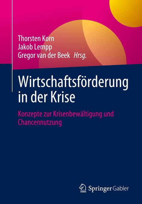 Wirtschaftsförderung in der Krise, Buch