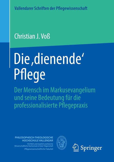 Christian J. Voß: Die ,dienende' Pflege, Buch