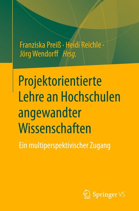 Projektorientierte Lehre an Hochschulen angewandter Wissenschaften, Buch