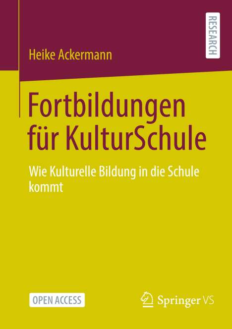 Heike Ackermann: Fortbildungen für KulturSchule, Buch
