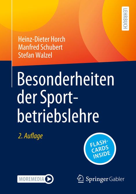 Heinz-Dieter Horch: Besonderheiten der Sportbetriebslehre, 1 Buch und 1 eBook