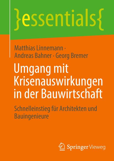 Matthias Linnemann: Umgang mit Krisenauswirkungen in der Bauwirtschaft, Buch