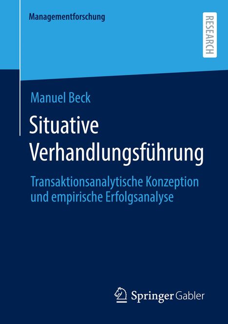 Manuel Beck: Situative Verhandlungsführung, Buch