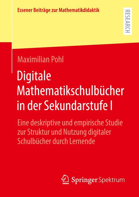 Maximilian Pohl: Digitale Mathematikschulbücher in der Sekundarstufe I, Buch