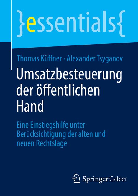 Alexander Tsyganov: Umsatzbesteuerung der öffentlichen Hand, Buch