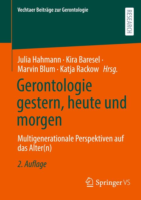 Gerontologie gestern, heute und morgen, Buch