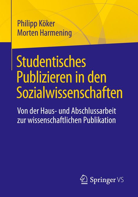 Morten Harmening: Studentisches Publizieren in den Sozialwissenschaften, Buch