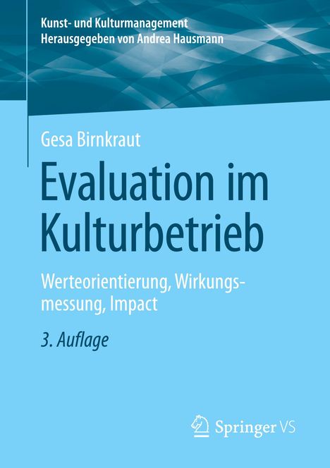 Gesa Birnkraut: Evaluation im Kulturbetrieb, Buch