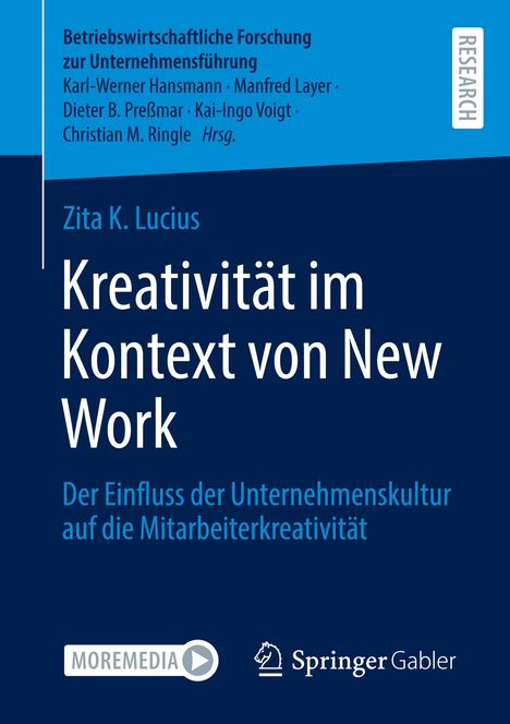 Zita K. Lucius: Kreativität im Kontext von New Work, Buch