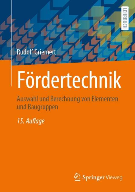 Rudolf Griemert: Fördertechnik, Buch