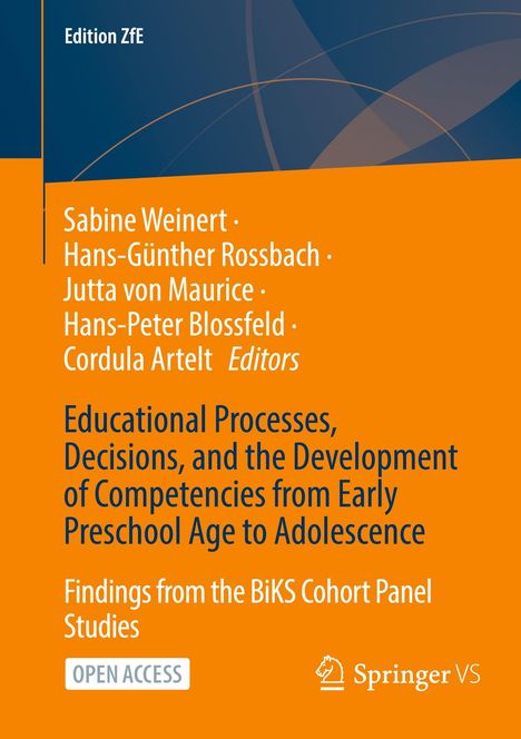 Educational Processes, Decisions, and the Development of Competencies from Early Preschool Age to Adolescence, Buch