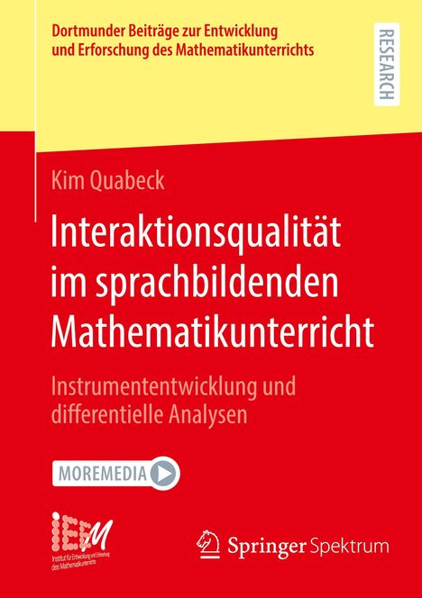Kim Quabeck: Interaktionsqualität im sprachbildenden Mathematikunterricht, Buch