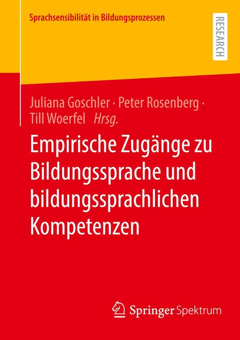 Empirische Zugänge zu Bildungssprache und bildungssprachlichen Kompetenzen, Buch